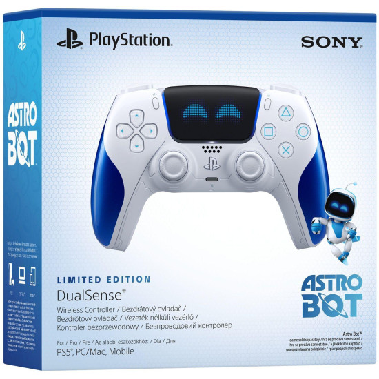Безжичен контролер Sony PlayStation DualSense (PS5), Astro Bot Limited Edition 2.0