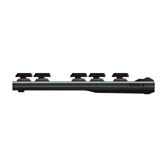 Безжична клавиатура Logitech G915X Lightspeed TKL, Tactile Switch, RGB, Bluetooth, Black