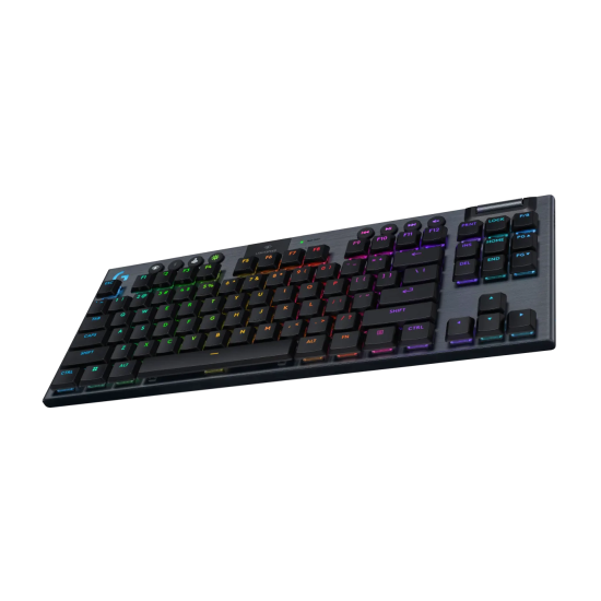 Безжична клавиатура Logitech G915X Lightspeed TKL, Tactile Switch, RGB, Bluetooth, Black