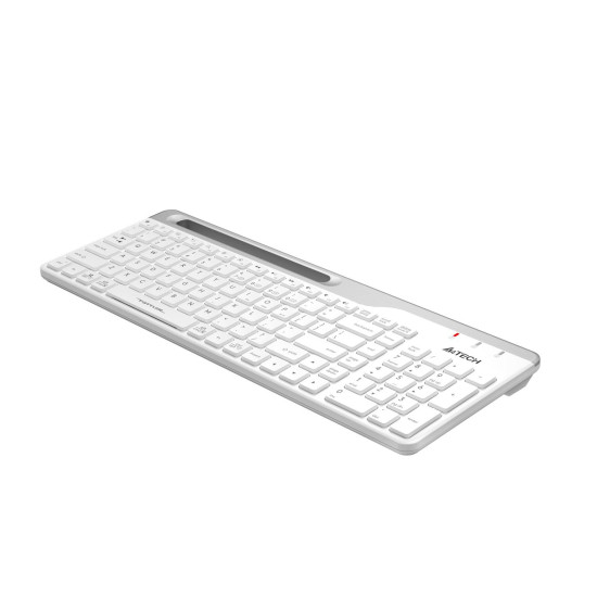 Безжична клавиатура A4Tech Fstyler FBK25, стойка за телефон, кирилизирана, White