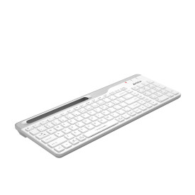 Безжична клавиатура A4Tech Fstyler FBK25, стойка за телефон, кирилизирана, White