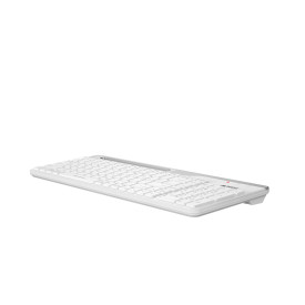 Безжична клавиатура A4Tech Fstyler FBK25, стойка за телефон, кирилизирана, White