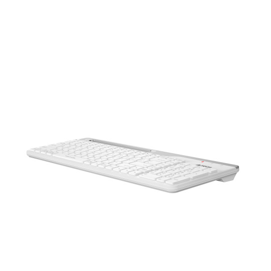 Безжична клавиатура A4Tech Fstyler FBK25, стойка за телефон, кирилизирана, White