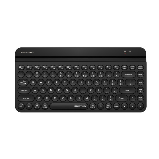 Безжична клавиатура A4Tech Fstyler FBK30, Bluetooth, 2.4G, Стойка за телефон, Кирилизирана, Black