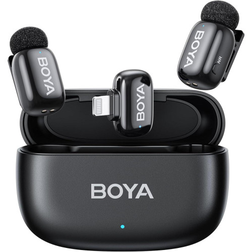 Микрофон BOYA Mini 2-03, безжичен, Lightning