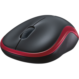 Безжична мишка Logitech M185, Red