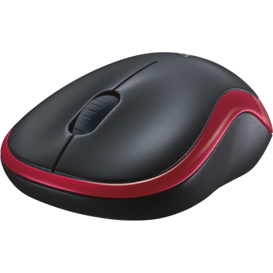 Безжична мишка Logitech M185, Red