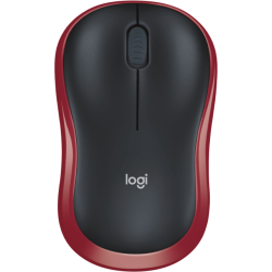 Безжична мишка Logitech M185, Red