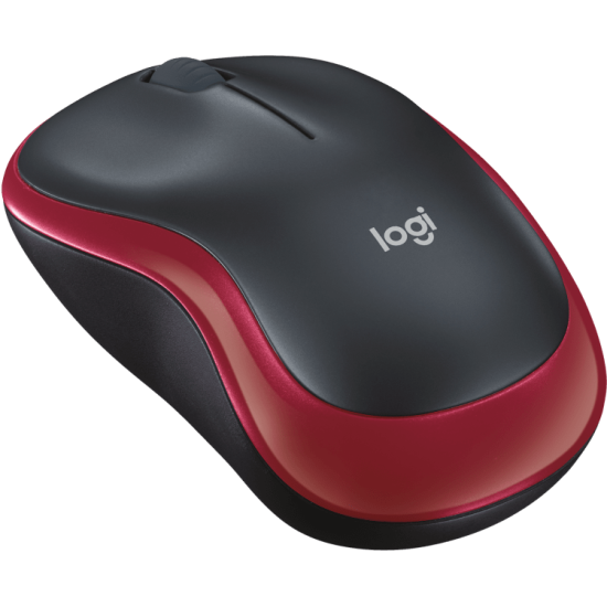 Безжична мишка Logitech M185, Red