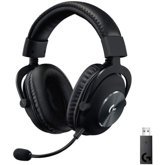 Безжични слушалки Logitech PRO X Wireless LIGHTSPEED, USB, Black