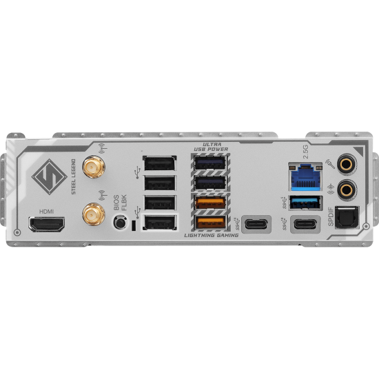 Дънна платка ASRock B850 STEEL LEGEND WIFI, ATX, AM5, DDR5, PCIe 5.0, Wi-Fi 7
