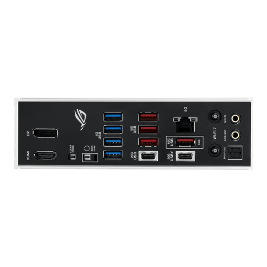 Дънна платка ASUS ROG STRIX Z890-H GAMING WIFI, ATX, LGA1851, 4x DDR5, PCIe 5.0, Wi-Fi 7