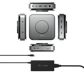 Докинг станция J5Create JCD3199P ,USB-C, l 4K HDMI™ with 140W GaN PD3.1 Power Adapter