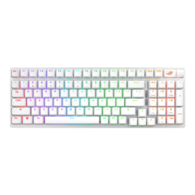 Безжична клавиатура ASUS ROG Strix Scope II 96, Moonlight White