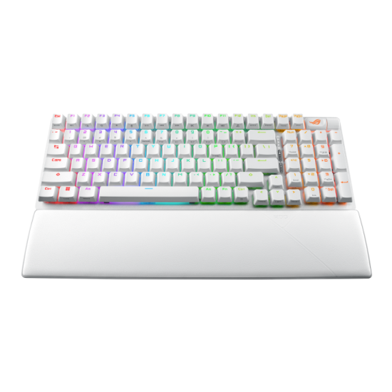 Безжична клавиатура ASUS ROG Strix Scope II 96, Moonlight White