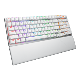 Безжична клавиатура ASUS ROG Strix Scope II 96, Moonlight White