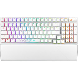 Безжична клавиатура ASUS ROG Strix Scope II 96, Moonlight White