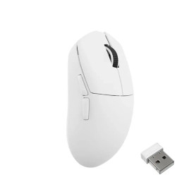 Безжична мишка Lemokey G1, 8000 Hz, Matte White