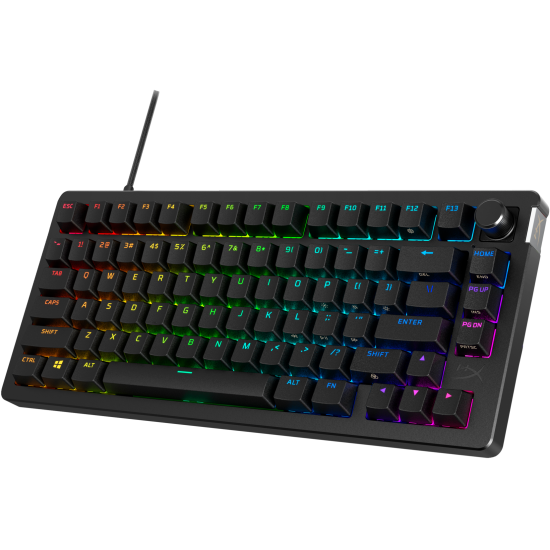 Клавиатура HyperX Alloy Rise 75, HyperX Linear Switch, RGB, Black