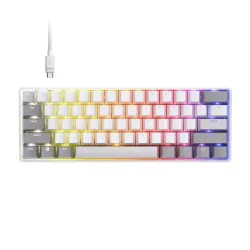 Клавиатура Corsair Clipper Mini 60, Hall Effect, Hyperdrive Magnetic Switch, White
