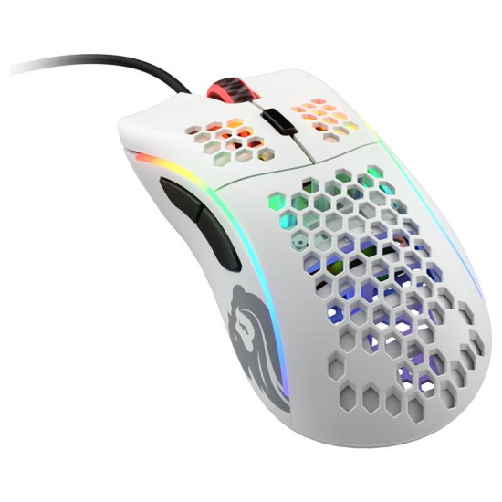 Мишка Glorious Model D, Matte White, RGB