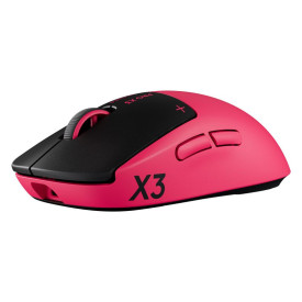 Безжична мишка Logitech G Pro X3 Superstrike, 48000 DPI, 8000Hz, Magenta Eclipse (910-007827)