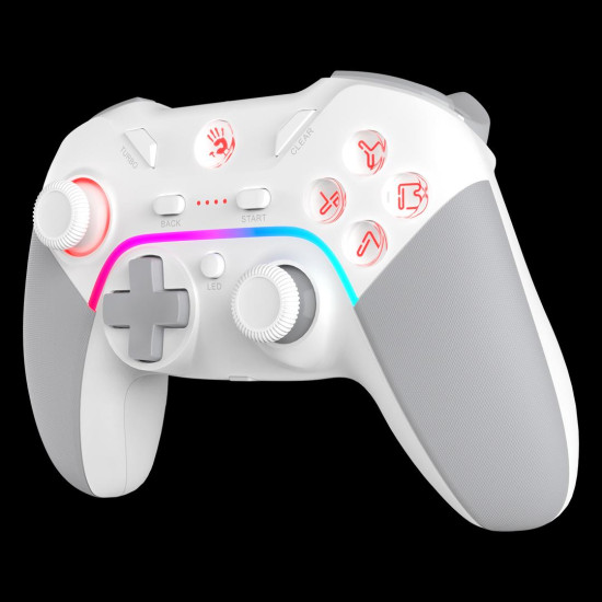 Безжичен контролер A4Tech Bloody GPW70, White, RGB, White