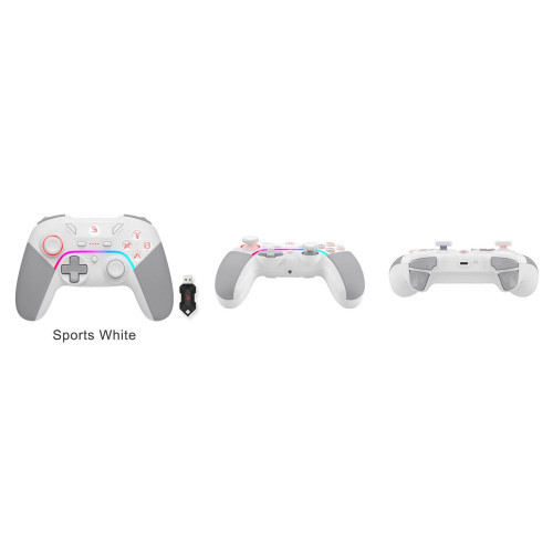 Безжичен контролер A4Tech Bloody GPW70, White, RGB, White