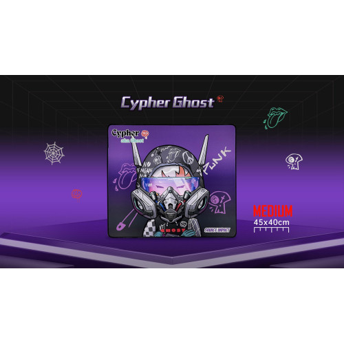 Подложка за мишка A4 Bloody BP-45W Cypher Ghost Подложка за мишка A4 Bloody BP-45W Cypher Ghost