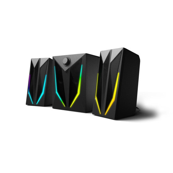 Тонколони HAMA uRage BLAST-R 621, 2.1, 20W RMS, RGB, Black (HAMA-186094)