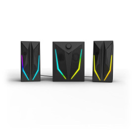 Тонколони HAMA uRage BLAST-R 621, 2.1, 20W RMS, RGB, Black (HAMA-186094)