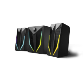 Тонколони HAMA uRage BLAST-R 621, 2.1, 20W RMS, RGB, Black (HAMA-186094)