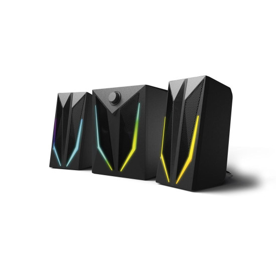 Тонколони HAMA uRage BLAST-R 621, 2.1, 20W RMS, RGB, Black (HAMA-186094)