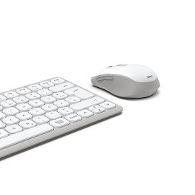 Комплект клавиатура и мишка HAMA WKM-500 TKL, кирилизирана, AI клавиш, USB, White