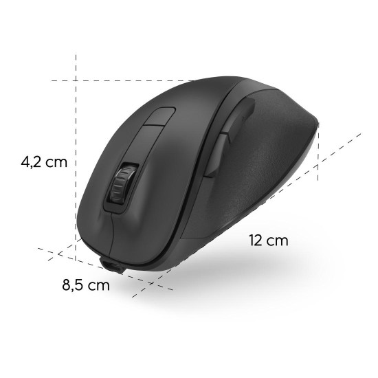 Безжична мишка HAMA MW-500, Black, HAMA-173032
