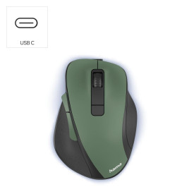 Безжична мишка HAMA MW-500, Dark Green, HAMA-173035