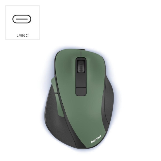 Безжична мишка HAMA MW-500, Dark Green, HAMA-173035