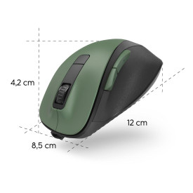 Безжична мишка HAMA MW-500, Dark Green, HAMA-173035