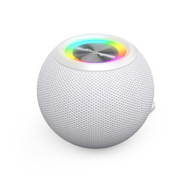 Преносима тонколона HAMA Ball Shape Speaker, 5 светлинни режима, 5W, White