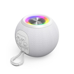 Преносима тонколона HAMA Ball Shape Speaker, 5 светлинни режима, 5W, White