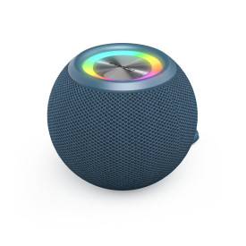 Преносима тонколона HAMA Ball Shape Speaker, 5 светлинни режима, 5W, Blue