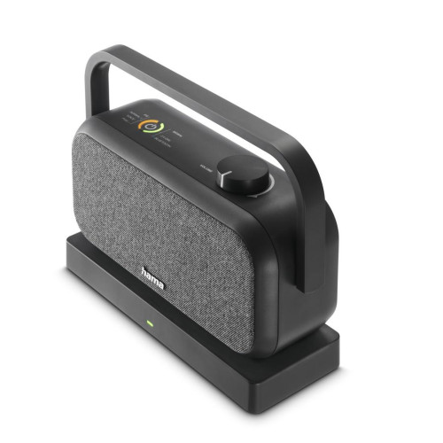 Преносима тонколона HAMA, 10W, 2.4GHz, Bluetooth, докинг станция, Black (HAMA-221849)