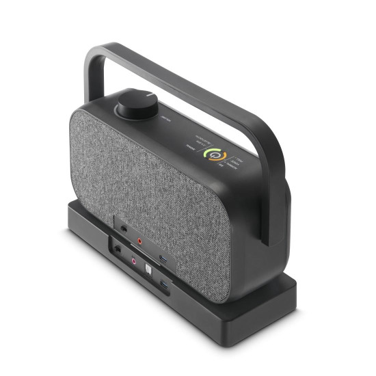 Преносима тонколона HAMA, 10W, 2.4GHz, Bluetooth, докинг станция, Black (HAMA-221849)