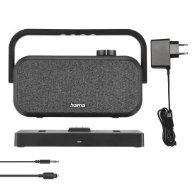 Преносима тонколона HAMA, 10W, 2.4GHz, Bluetooth, докинг станция, Black (HAMA-221849)