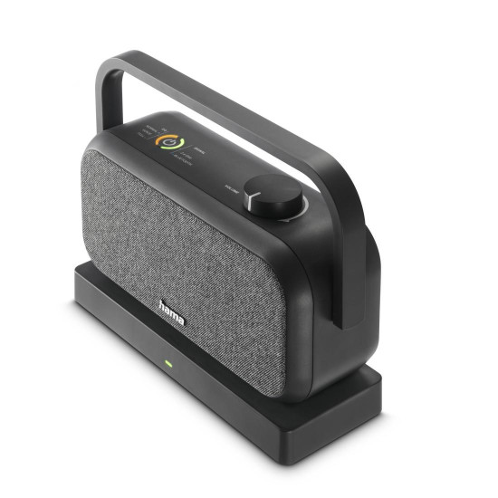 Преносима тонколона HAMA, 10W, 2.4GHz, Bluetooth, докинг станция, Black (HAMA-221849)