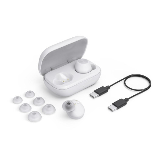 Безжични слушалки Hama Spirit Chop II, TWS, in-Ear, White