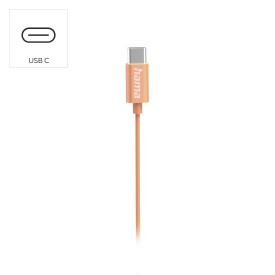 Слушалки HAMA Curly, USB-C, Mic, Orange