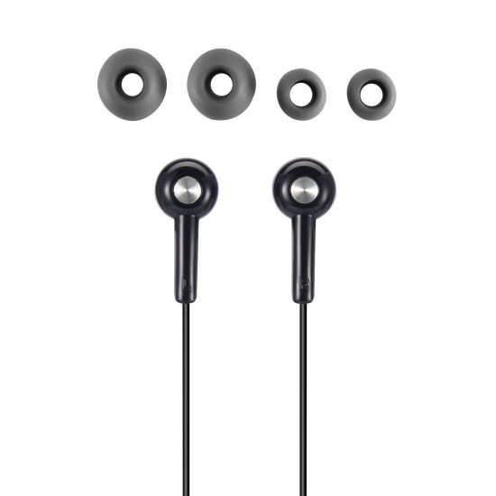 Слушалки HAMA Gloss II, In-Ear, 3.5 mm жак, Black