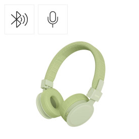 Безжични слушалки HAMA Freedom Lit III, Bluetooth, On-Ear, с микрофон, Green (HAMA-221769)