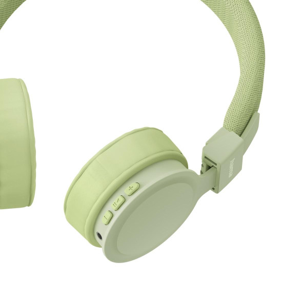 Безжични слушалки HAMA Freedom Lit III, Bluetooth, On-Ear, с микрофон, Green (HAMA-221769)